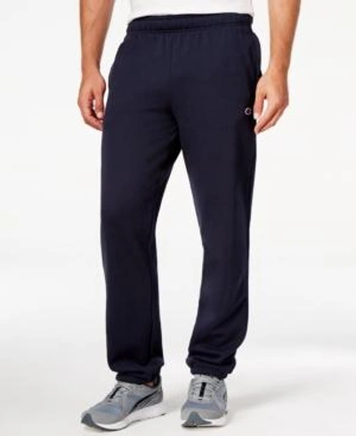 Champion Men's Powerblend Fleece Relaxed Pants In Navy