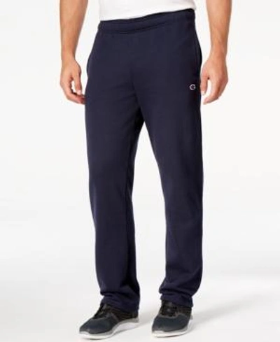 Champion Men's Powerblend Fleece Pants In Navy