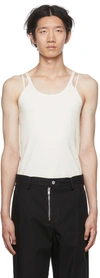 Dion Lee Ivory Density Tank Top In Ivory