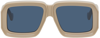 LOEWE BEIGE PAULA'S IBIZA DIVING MASK SUNGLASSES