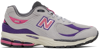 NEW BALANCE GRAY 2002R LOW-TOP SNEAKERS