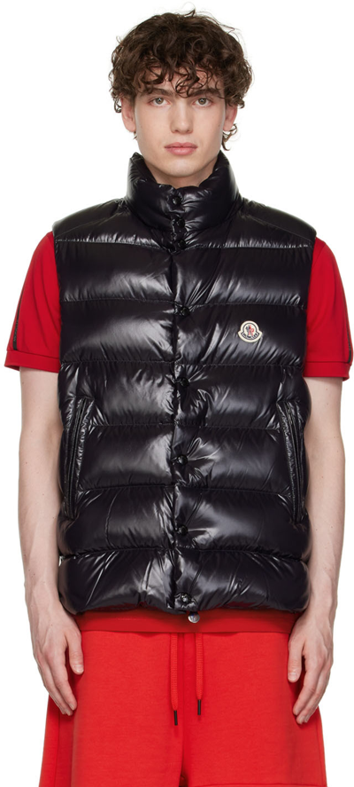 Moncler Tibb Down Puffer Vest In Black