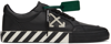 Off-white Vulcanized Low-top Sneakers In Black White