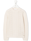 Chloé Chunky Knitted Jumper In White