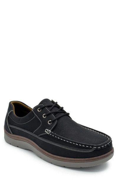 Aston Marc Classic Boat Shoe In Black