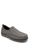 Aston Marc Classic Slip-on Moccasin In Grey
