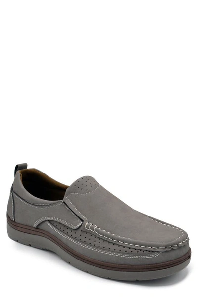 Aston Marc Classic Slip-on Moccasin In Grey