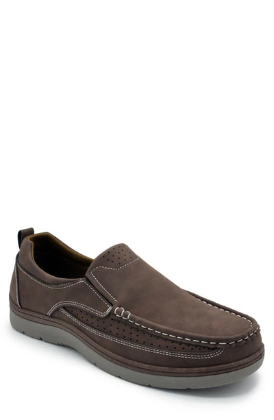 Aston Marc Classic Slip-on Moccasin In Brown