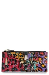 Brahmin Muse Melbourne Croc Embossed Leather Card Wallet In Stampede