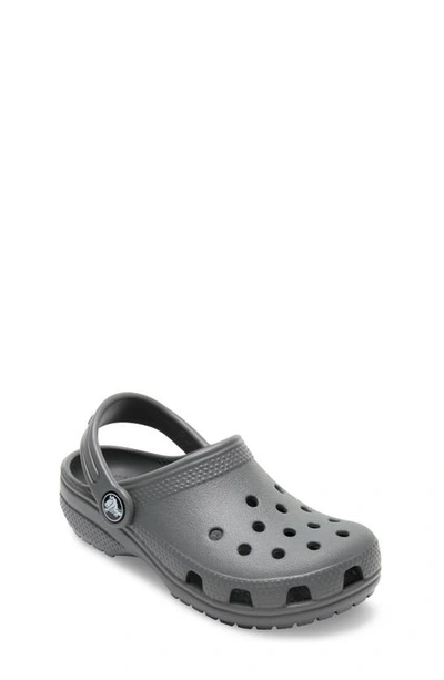 Crocs Kids' Classic Clog Sandal In Slate Grey