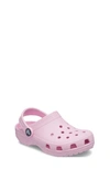 Crocs Kids' Classic Clog Sandal In Ballerina Pink