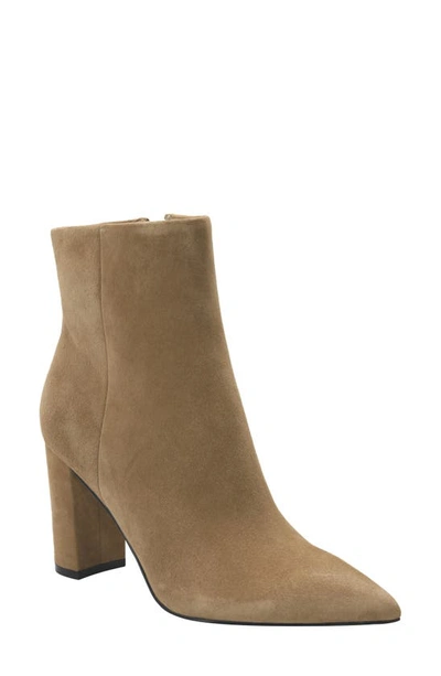 Marc Fisher Ltd Ulani Pointy Toe Bootie In Medium Natural