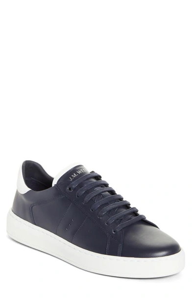 Jm Weston On Time Sneaker In Navy