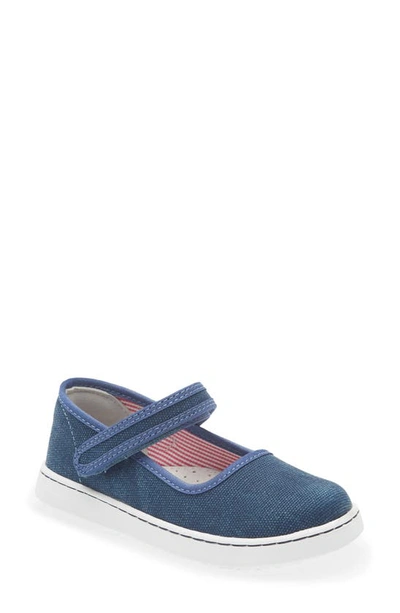 L'amour Kids' Jenna Mary Jane In Chambray