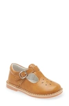 L'amour Kids' Joy Classic T-strap Shoe In Spicy Mustard