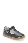 L'amour Kids' Chelsea T-strap Shoe In Navy