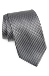 Nordstrom Morton Silk Tie In Silver