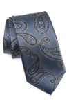 Nordstrom Paisley Silk Tie In Light Blue