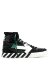 OFF-WHITE VULCANIZED HIGH-TOP SNEAKERS