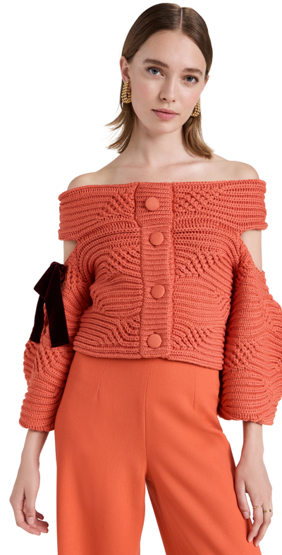 Hellessy Women's Magalie Wool-blend Sweater In Orange