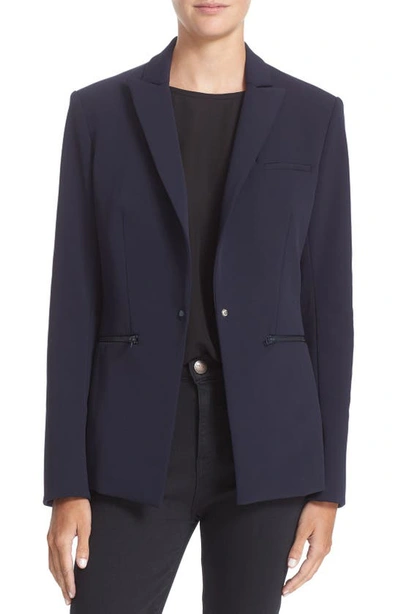 Veronica Beard Scuba Jacket In Navy