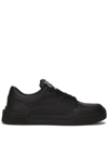 Dolce & Gabbana New Roma Sneakers In Nappa Leather In Black