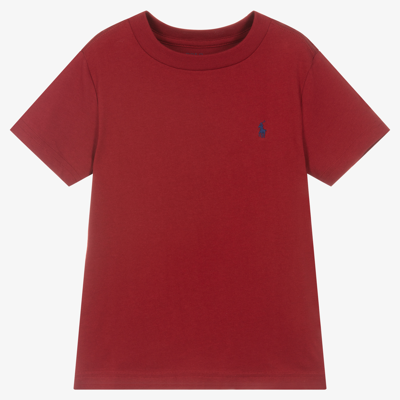 Polo Ralph Lauren Babies' Boys Red Logo T-shirt