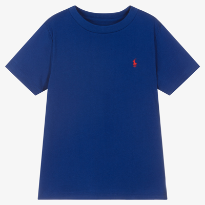 Polo Ralph Lauren Babies' Boys Blue Logo T-shirt
