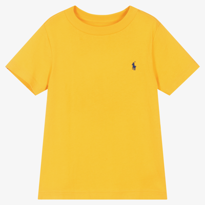 Polo Ralph Lauren Babies' Boys Yellow Logo T-shirt