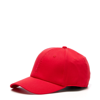 Moncler Embroidered-logo Cotton-gabardine Baseball Cap In Red