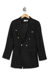 Belle & Bloom Princess Polly Textured Blazer In Black