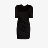 Rta Round-neck Short-sleeve Mini Dress In Black