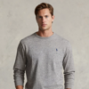 Polo Ralph Lauren Classic Fit Heavyweight Jersey T-shirt In Dark Vintage Heather