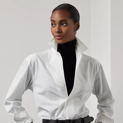 Polo Ralph Lauren Capri Cotton Shirt In White