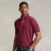 Ralph Lauren Original Fit Mesh Polo Shirt In Holiday Red