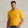 Polo Ralph Lauren Jersey Pocket T-shirt In Gold Bugle