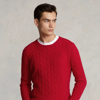 Ralph Lauren The Iconic Cable-knit Cashmere Sweater In Rl 2000 Red