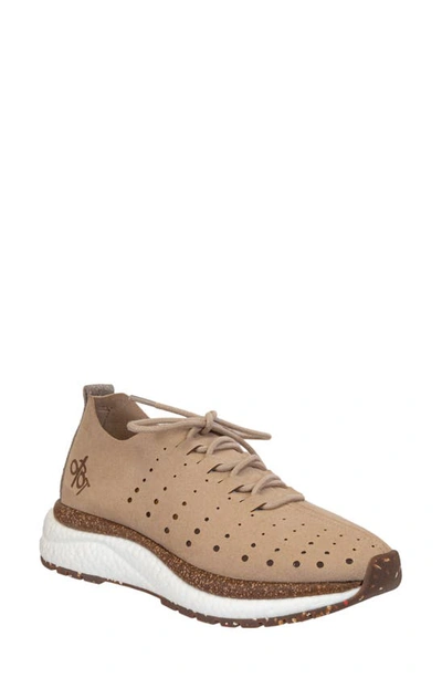 Otbt Alstead Perforated Sneaker In Brown