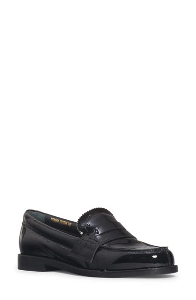 Golden Goose Jerry Patent Penny Loafer In Black