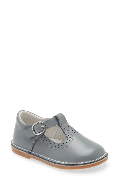 L'amour Kids' Frances T-strap Shoe In Gray