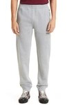 Burberry Stephan Check Joggers In Grey Melange