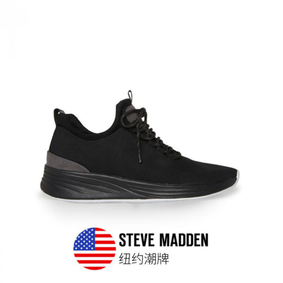 Steve Madden 思美登2022秋季男鞋新款舒适透气运动休闲鞋p-sean In Black