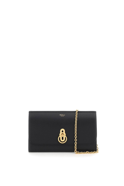 Mulberry Amberley Leather Wallet In Black