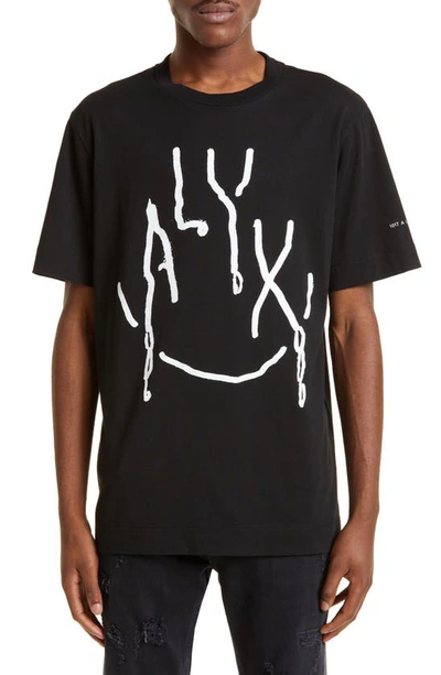 Alyx Logo Print Cotton Jersey T-shirt In Black