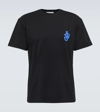 Jw Anderson Anchor-patch Short-sleeve T-shirt In Black