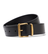 Miu Miu Leather Belt In Nero