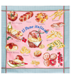 Dolce & Gabbana Bread-print Twill Scarf (70 X 70) In Pane Fdo.rosa