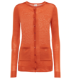 Totême Fine Knit Merino Cardigan Bloody Mary In Bloody Mary