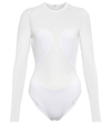 ALAÏA PANELED BODYSUIT