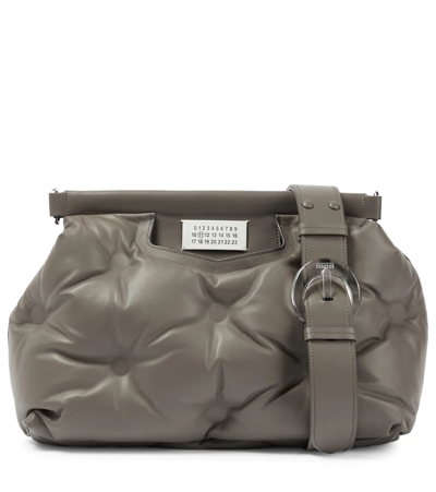 Maison Margiela Glam Slam Medium Leather Shoulder Bag In Bungee Cord
